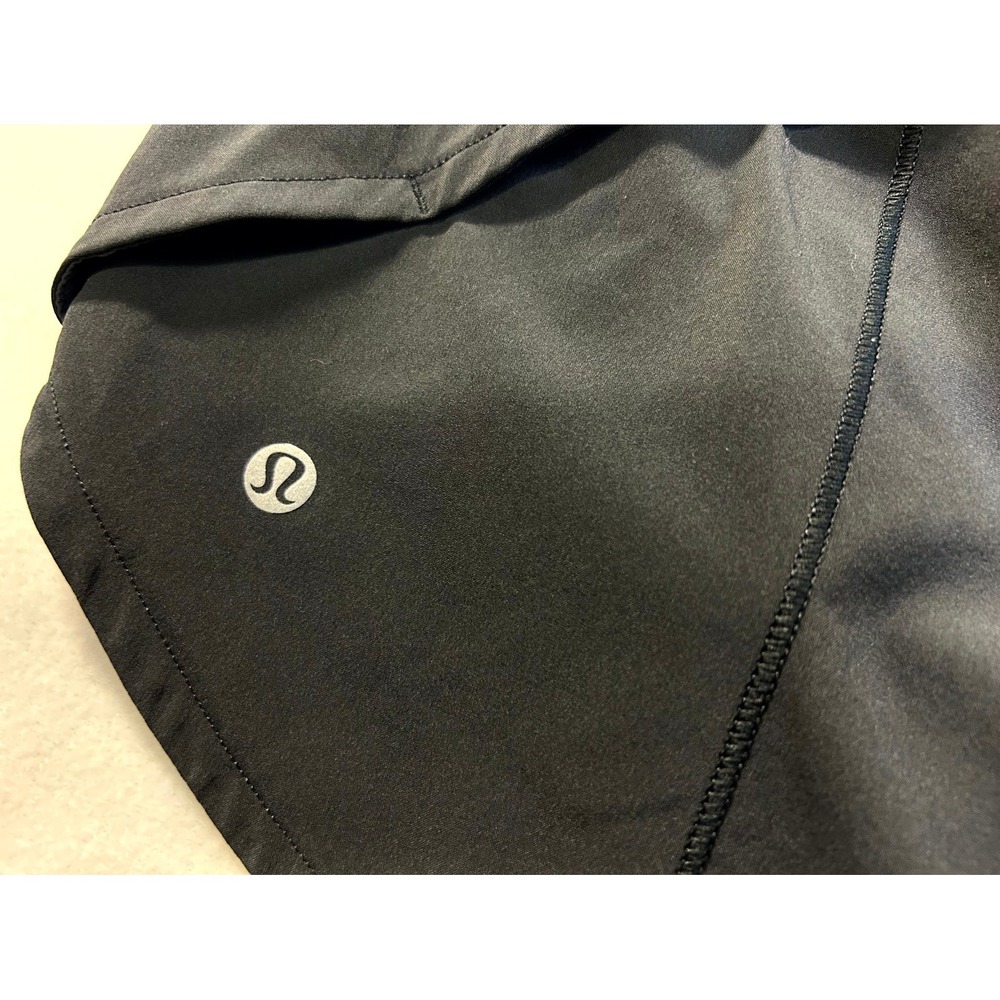 Lululemon Speed Up Mid Rise Short 4" 2021 Women's Size 12 Black Run Stretch Wick - Picture 11 of 14